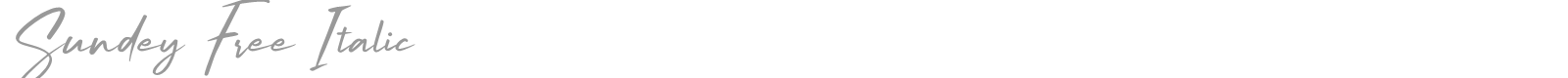 Sundey font preview
